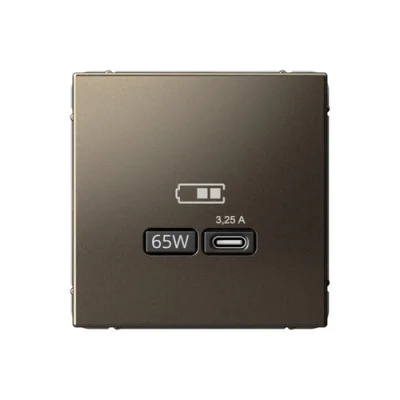 ARTGALLERY USB РОЗЕТКА тип-С 65Вт высокоскор.заряд. QC, PD, механизм, МОККО GAL0006 Systeme Electric фото 1