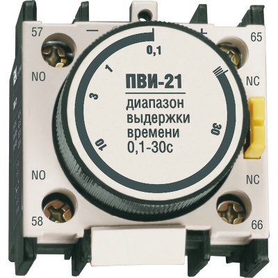 Приставка ПВИ-22 задержка на выкл. 10-180сек 1NO+1NC IEK KPV20-11-2 фото 1