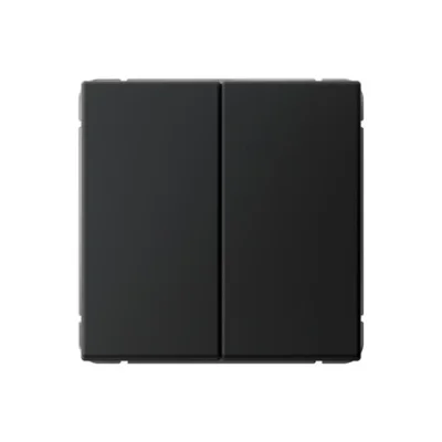 ARTGALLERY 2-клавишный ПЕРЕКЛЮЧАТЕЛЬ, сх.6/2, 10АХ, механизм, КАРБОН Systeme Electric GAL001065 фото 1