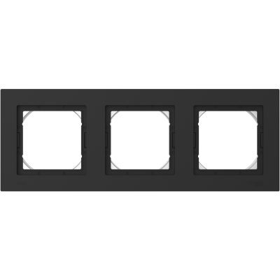 Рамка 3 поста IP44 AQUA, карбон Systeme Electric ATN441003 фото 1