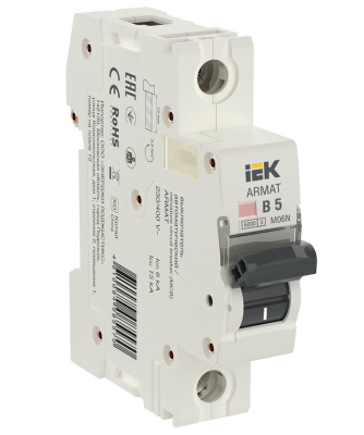 ARMAT Авт. выкл. M06N 1P B 5А IEK AR-M06N-1-B005 фото 1