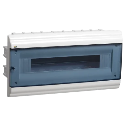 PRIME Корпус пластиковый ЩРВ-П-18 белый IP41 IEK MKP82-V-18-41-10 фото 1