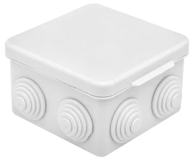 Коробка распред. 80х80х55, IP54, ОП, серый (108) Gusi Electric С3В87 фото 1