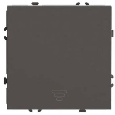 Выключатель 1-кл.самовозвр. (механизм), , 250В, 10А, серия Эмили, RSW10-5112-09, антрацит, so STEKKE фото 1