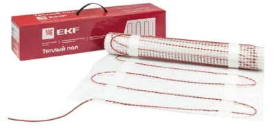 Мат нагревательный двухжильный "Уют" 2,5 кв. м. 375 Вт EKF nm2-375-2.5 фото 1