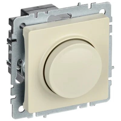 BRITE Светорег. пов-наж. 600Вт СС10-1-0-БрКр беж. IEK BR-D20-0600-K10 фото 1