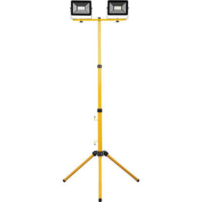 Прожектор на штативе , 2*50W 6400К 230V черный IP65 , LL-503 Feron 29568 фото 1