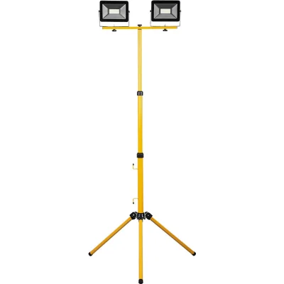 Прожектор на штативе , 2*50W 6400К 230V черный IP65 , LL-503 Feron 29568 фото 1