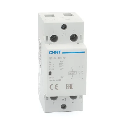Контактор модульный NCH8-40/20 40А 2НО AC220/230В, 50Гц (R) CHINT 256081 фото 1