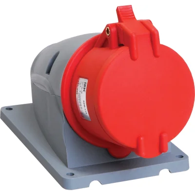 MAGNUM Розетка стац. ССИ-124 32А-6ч 380В 3P+PE IP44 IEK PSN12-032-4 фото 1