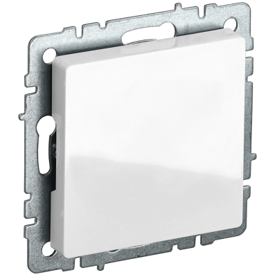 BRITE Заглушка с суппортом МЗ10-БрБ бел. IEK BR-PL10-K01 фото 1