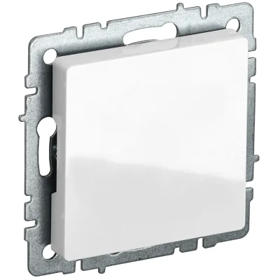 BRITE Заглушка с суппортом МЗ10-БрБ бел. IEK BR-PL10-K01 фото 1