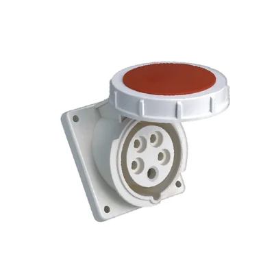 Розетка стационарная внутренняя угловая 4452 3Р+РЕ+N 125А 380В IP67 PROxima EKF ps-4452-125-380 фото 1