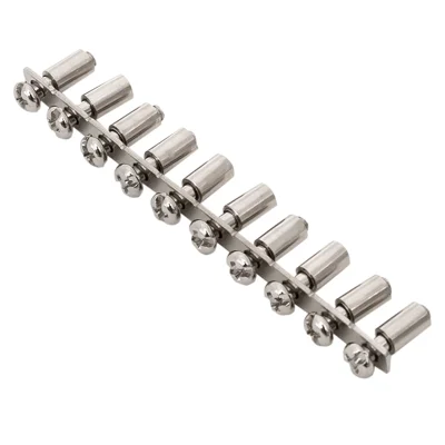 Перемычка тип 10PIN для двухуровневых клемм 4,0 мм2 (10 шт.) EKF plc-per-10PIN-2-4 фото 1