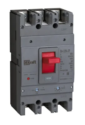 Силовой авт. выкл. 3P 630A 50кА ВА-335А Dekraft 28136DEK фото 1