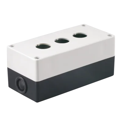 Корпус КП103 для кнопок 3места белый IEK BKP10-3-K01 фото 1