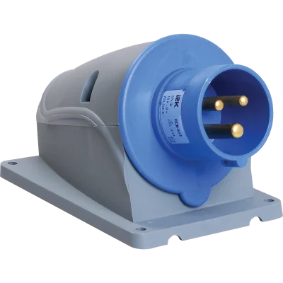 MAGNUM Вилка стац. ССИ-513 16А-6ч 220В 2P+PE IP44 IEK PSN51-016-3 фото 1