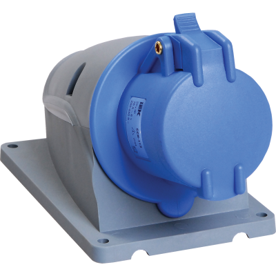 MAGNUM Розетка стац. ССИ-113 16А-6ч 220В 2P+PE IP44 IEK PSN11-016-3 фото 1