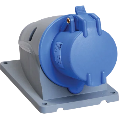 MAGNUM Розетка стац. ССИ-113 16А-6ч 220В 2P+PE IP44 IEK PSN11-016-3 фото 1