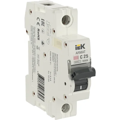 ARMAT Авт. выкл. M06N 1P C 25А IEK AR-M06N-1-C025 фото 1