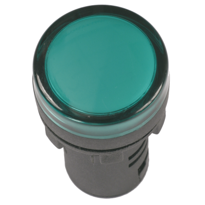 Лампа AD22DS(LED)матрица d22мм зеленый 230В IEK BLS10-ADDS-230-K06 фото 1