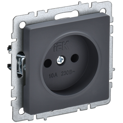 BRITE Роз. без з/к/ш 10А РС10-1-0-БрГ граф. IEK BR-R10-10-K53 фото 1