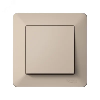 ATLASDESIGN AIR 1-постовая РАМКА, ПЕСОЧНЫЙ/дымчатый белый Systeme Electric ATN221201 фото 1