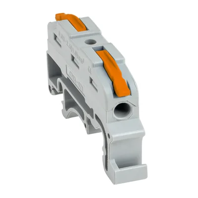 Клемма СМК 222-421 на DIN-рейку проходная 1 полюс 0,08-4мм2 PROxima plc-sm EKF plc-smk-421-din фото 1