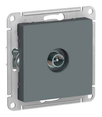 ATLASDESIGN TV РОЗЕТКА оконечная 1DB, механизм, ГРИФЕЛЬ Systeme Electric ATN000791 фото 1