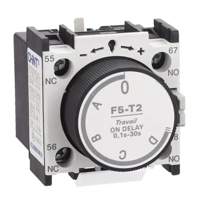 Приставка выдержки времени на вкл.F5-T4 (10-180 сек) к контакторам NC1, NC2 и NXC (R) CHINT 258023 фото 1
