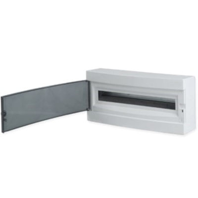 Щит распределительный навесной "Unix" прозрачная дверь 1х24 модулей IP40 PROxima EKF ux-1x24-n фото 1