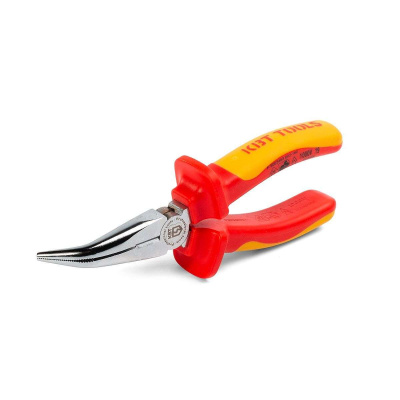 Длинногубцы изогнутые диэлектрические 160 мм серия ПРОФИ КВТ 79220 фото 1