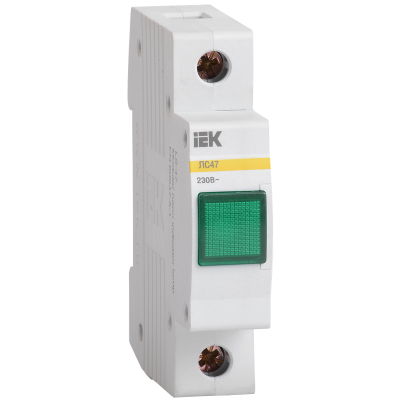 Сигнальная лампа ЛС-47 (зеленая) (неон) IEK MLS10-230-K06 фото 1