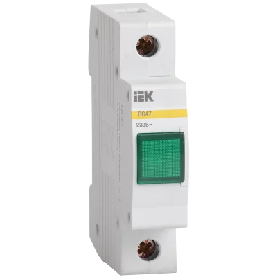 Сигнальная лампа ЛС-47 (зеленая) (неон) IEK MLS10-230-K06 фото 1