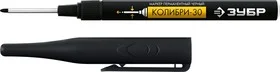 Колибри-30 черный, наконечник L 30 мм, 2.8 999,40мм, перманентный маркер для отверстий (0633 06 ЗУБР фото 1