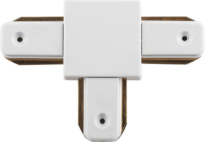 Коннектор Т-образный для шинопровода , белый, LD1003 для CAB1003 и CAB1005 Feron 10332 фото 1