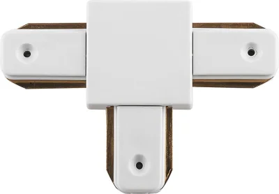 Коннектор Т-образный для шинопровода , белый, LD1003 для CAB1003 и CAB1005 Feron 10332 фото 1