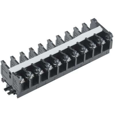 Блок зажимов БЗН TK-060 10 мм2 60А на DIN-рейку 10 пар IEK YZN43-10-010-K02 фото 1
