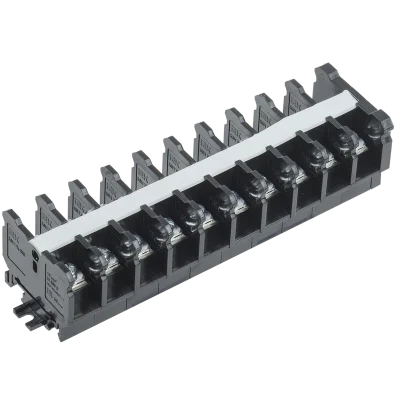 Блок зажимов БЗН TK-060 10 мм2 60А на DIN-рейку 10 пар IEK YZN43-10-010-K02 фото 1