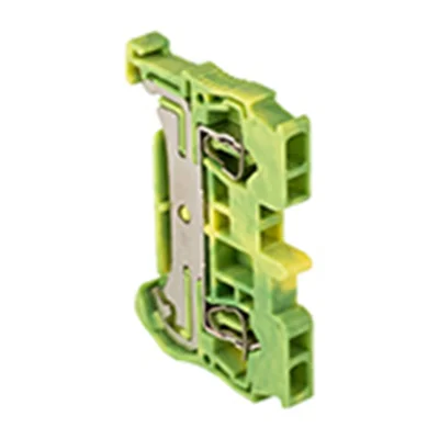 Колодка клеммная пружинная JXB-ST-2.5 земля PROxima EKF plc-jxb-st-2.5-pen фото 1