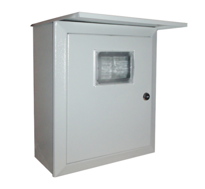 Щит ЩПК 320х280х140 с козырьком №2 стекло IP54 Scan Lights sc-li-320x280x140/2st фото 1