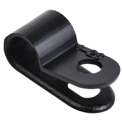 Скоба крепежная 5мм нейлоновая черная (50шт) IEK USK11-05-050-K02 фото 1