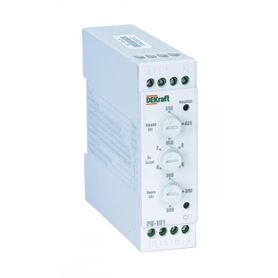 Реле контроля фаз 380В тип 02 серии РК-101 DEKraft 23301DEK фото 1