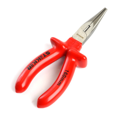 Длинногубцы диэлектрические, 160мм, PLE2-160-S STEKKER 39777 фото 1