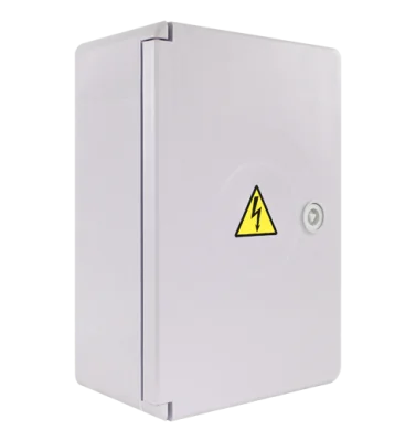 Щит с монтажной панелью ЩМПп 320х220х130 УМП-пластик с замком (дв.серая) IP65 (1/1) КРЗМИ KRZMI128 фото 1