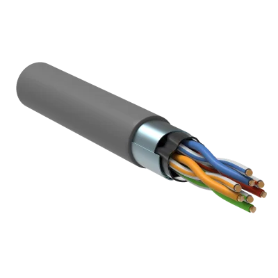 Витая пара F/UTP кат. 5E 4 пары PVC 1м сер. GENERICA BC1-C5E04-311-305-G фото 1