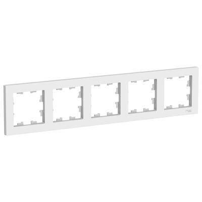 5-постовая РАМКА, универсальная, БЕЛЫЙ Systeme Electric ATN000105 фото 1