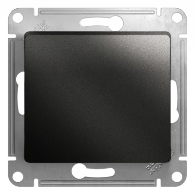 Glossa Антрацит Выключатель 1-клавишный сх.1, 10AX Systeme Electric GSL000711 фото 1