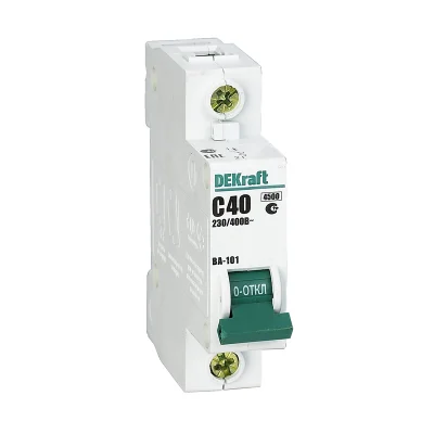 Авт. выкл. 1Р 40А х-ка C ВА-101 4,5кА DEKraft 11058DEK фото 1