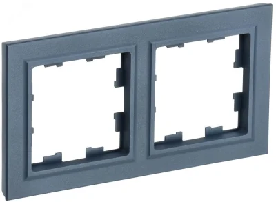BRITE Рамка 2 поста РУ-2-БрМ маренго IEK BR-M22-K35 фото 1